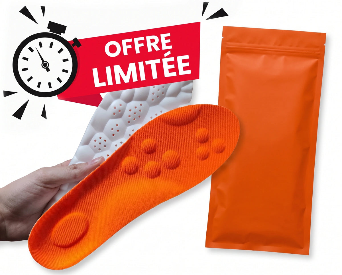 Offre limitée sur les semelles massantes