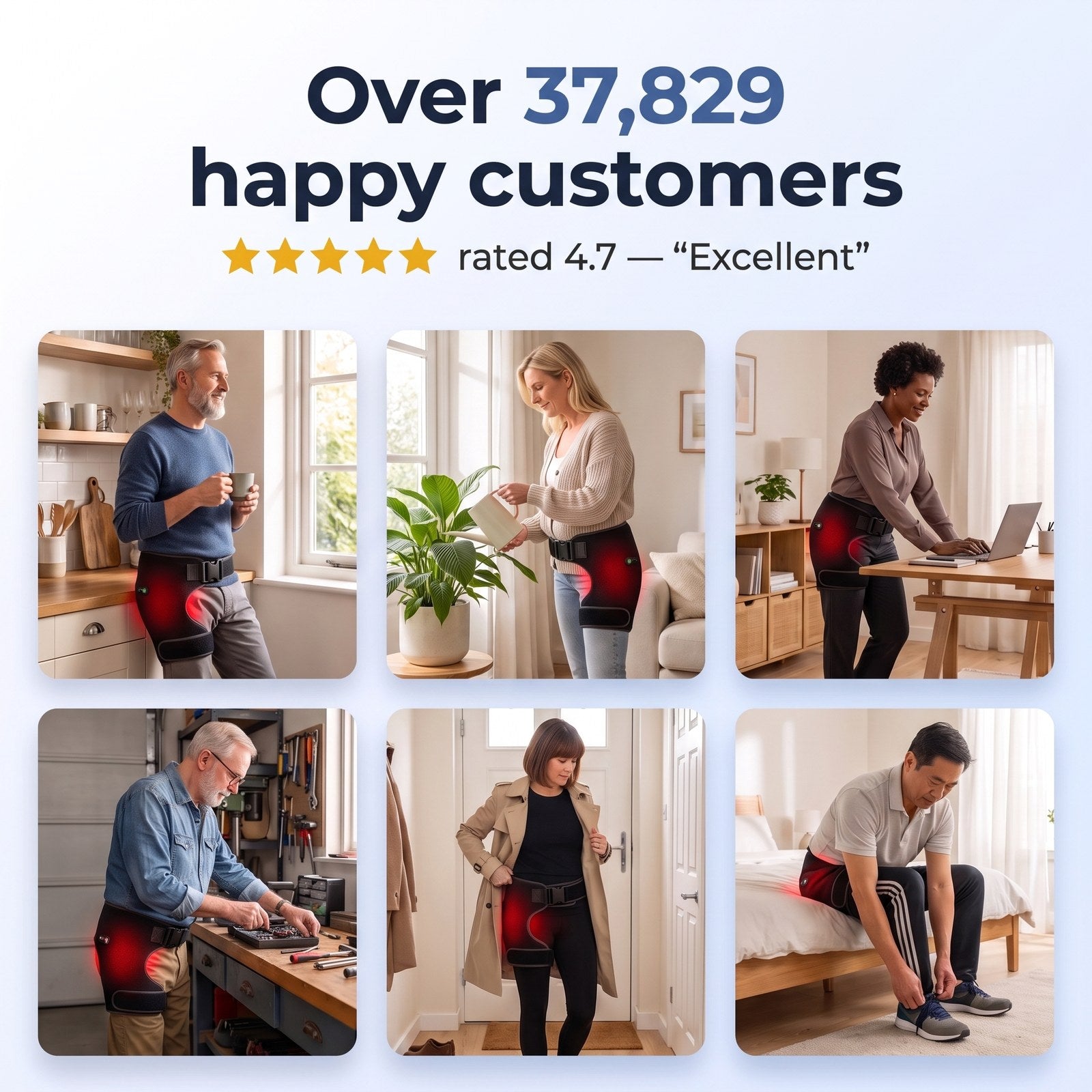 Over 37,829 happy customers, rated 4.7