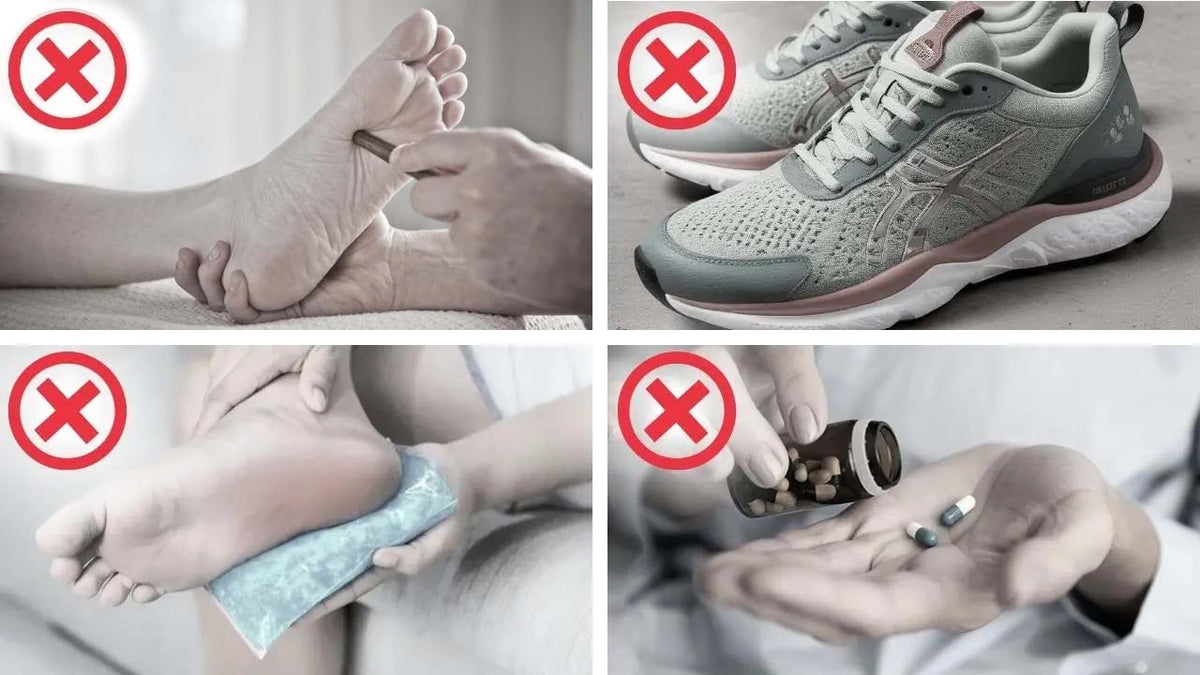 Étirements, souliers coussinés, glace et massages : les remèdes qui ne règlent pas la cause