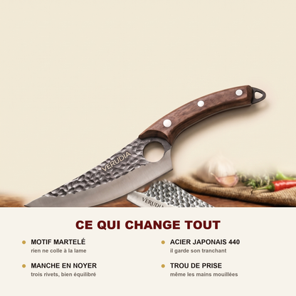 Verudia – Couteau de Chef Japonais Tsuchime