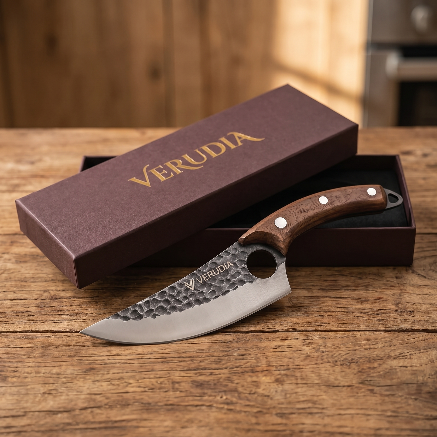 Verudia – Couteau de Chef Japonais Tsuchime