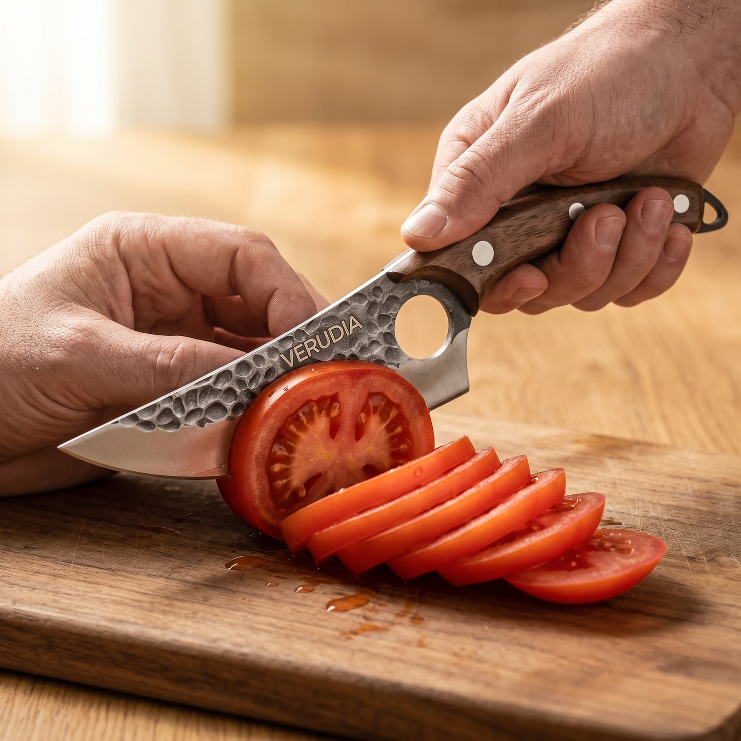 Verudia – Couteau de Chef Japonais Tsuchime