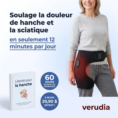 Masseur de hanche 4-en-1 Verudia avec e-book offert