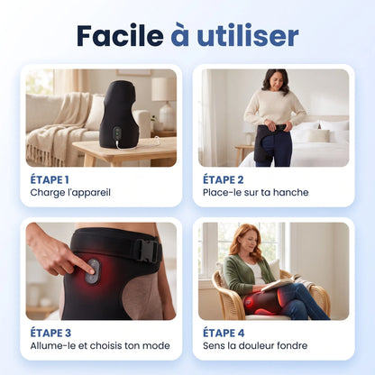 Verudia – Masseur de hanche 4-en-1