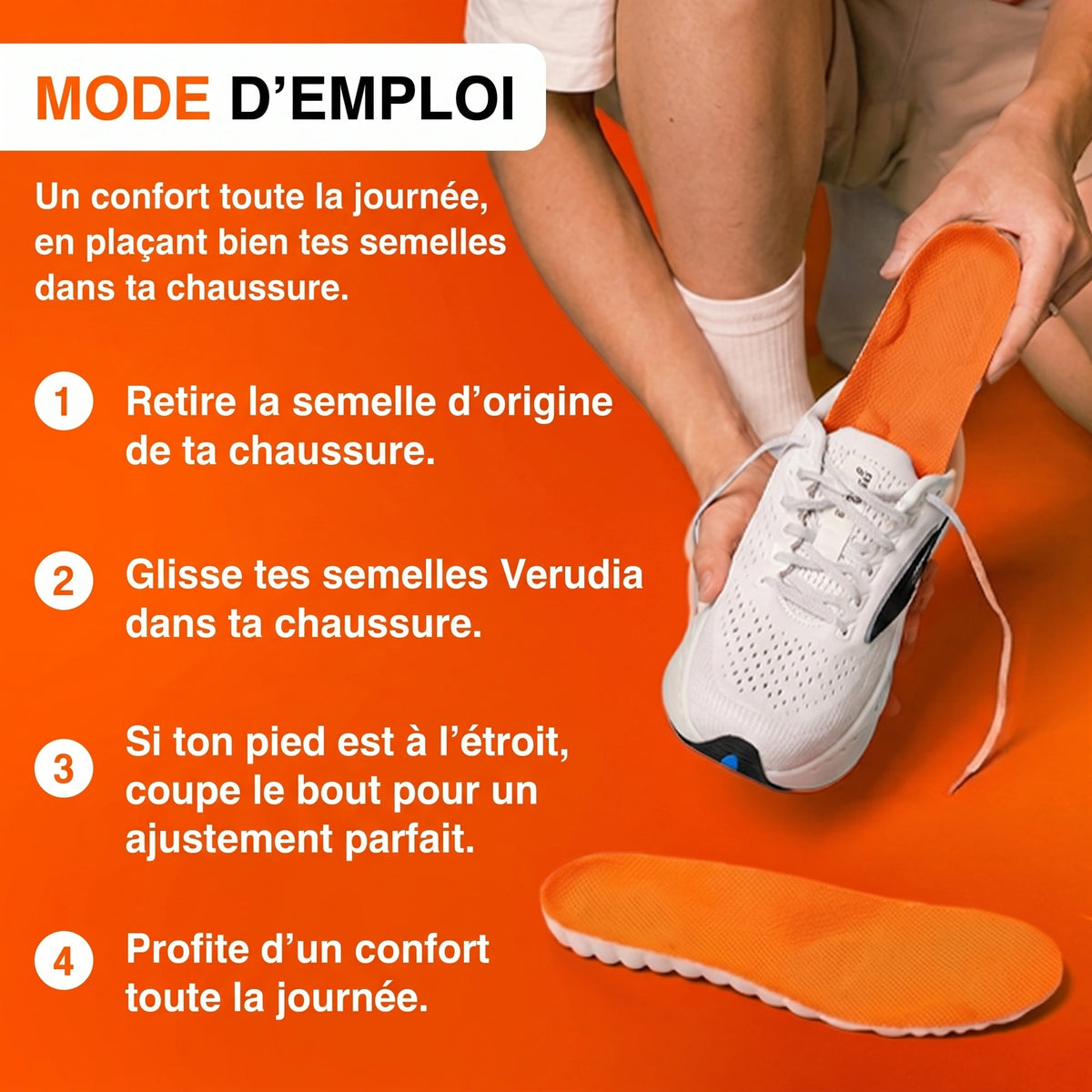 Mode d'emploi des semelles